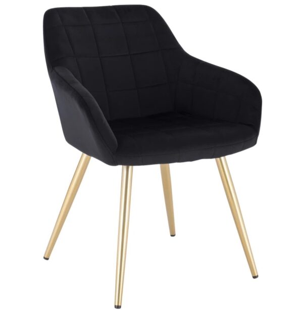 Umayrah Modern Black Dining Chairs