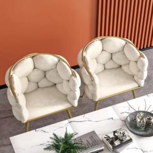 Alexandra Fluffy Dressing Chairs
