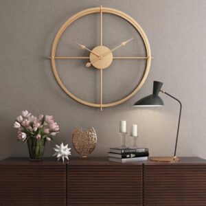 Kensington Round Metal Clock