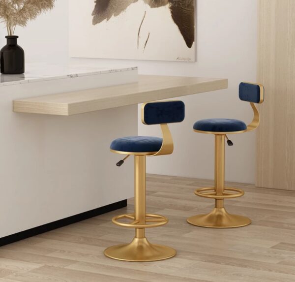 Rico Modern Velvet Bar Chairs