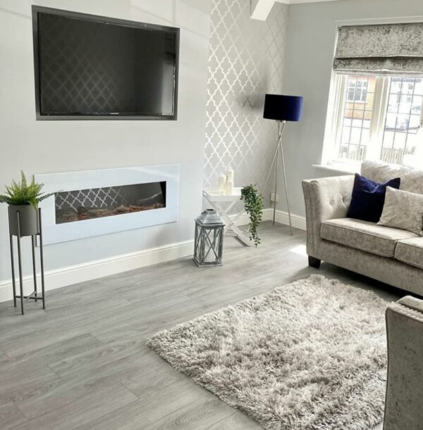 Zara LED Insert Wall Mounted Electric Fire