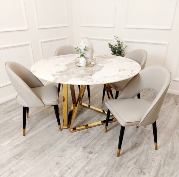 GOLD Aisha dining Table