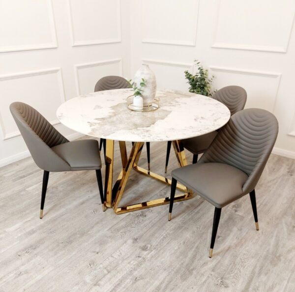 GOLD Aisha dining Table