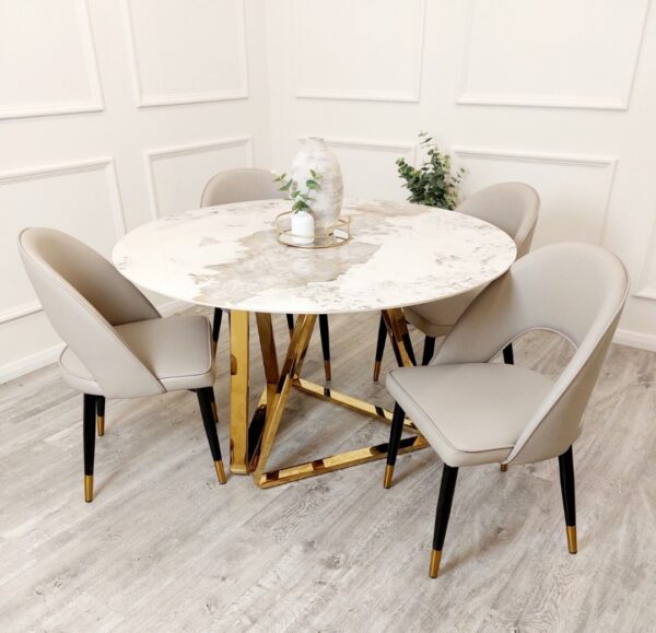 GOLD Aisha dining Table