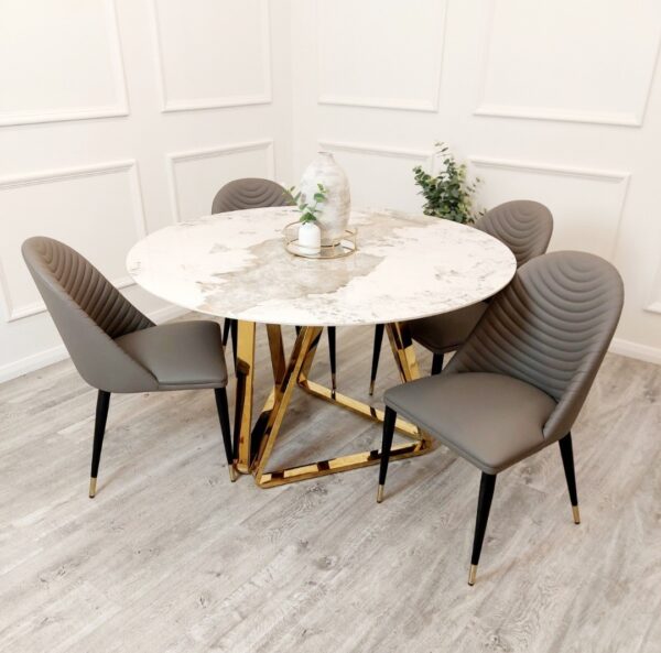 GOLD Aisha dining Table