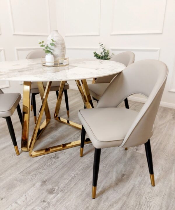 GOLD Aisha dining Table