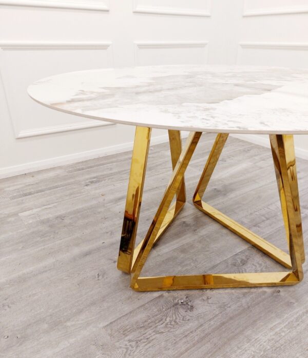 GOLD Aisha dining Table