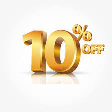 10% off discount