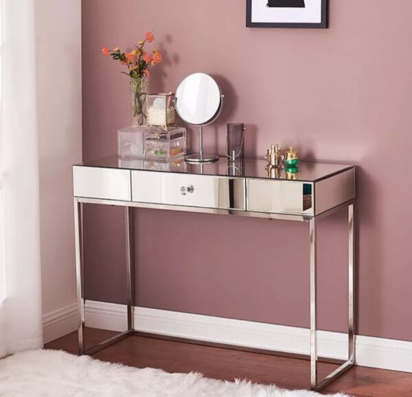 Chloe Mirrored Dressing Console Table