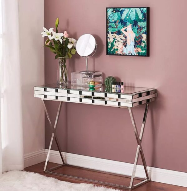 Emily Mirrored Dressing Console Table