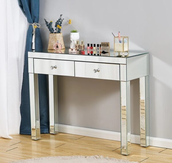 Maria Mirrored Dressing Console Table