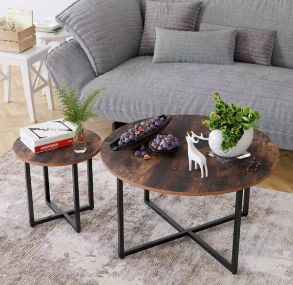 Peru Wood Coffee Table Set